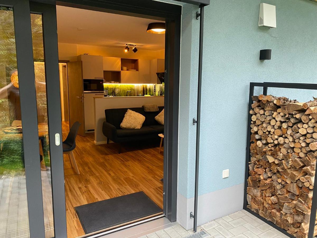 אמצברג Barrierefreies Ferienapartment A2 Villa Wilisch 55Qm מראה חיצוני תמונה